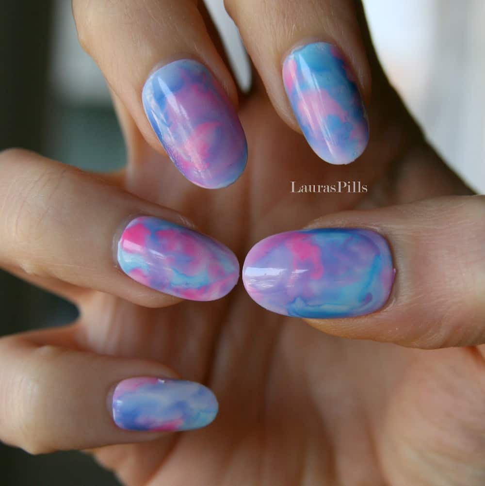 Watercolour nails