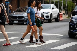 Street style in New York.