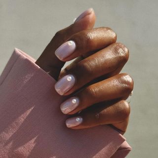 Wedding Guest Nail Designs: Pearl Nails