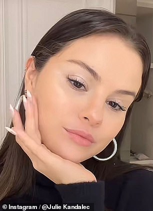 Julie Kandalec is the founding creative director of Paintbox in New York City and has worked on major beauty campaigns, as well as doing stars like Selena Gomez's nails (above)