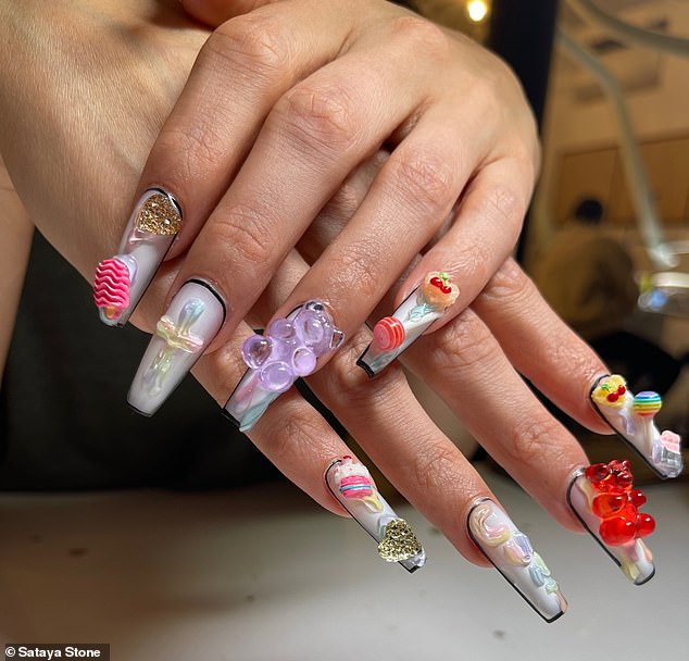 'A client should inquire about the cost of each component of the manicure and ask for an estimate based on their specific requests,' Sataya advised