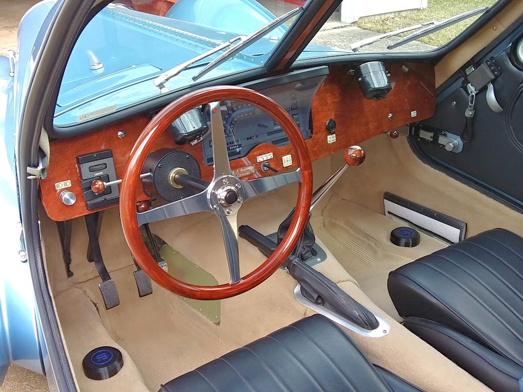 Bugatti Atlantic replica interior