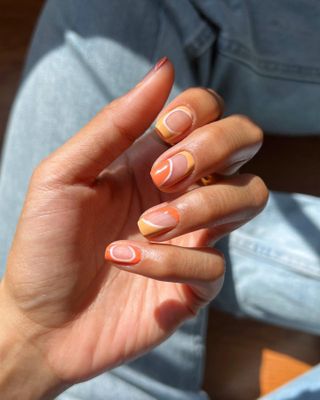 Light Nail Colours Pale Peach