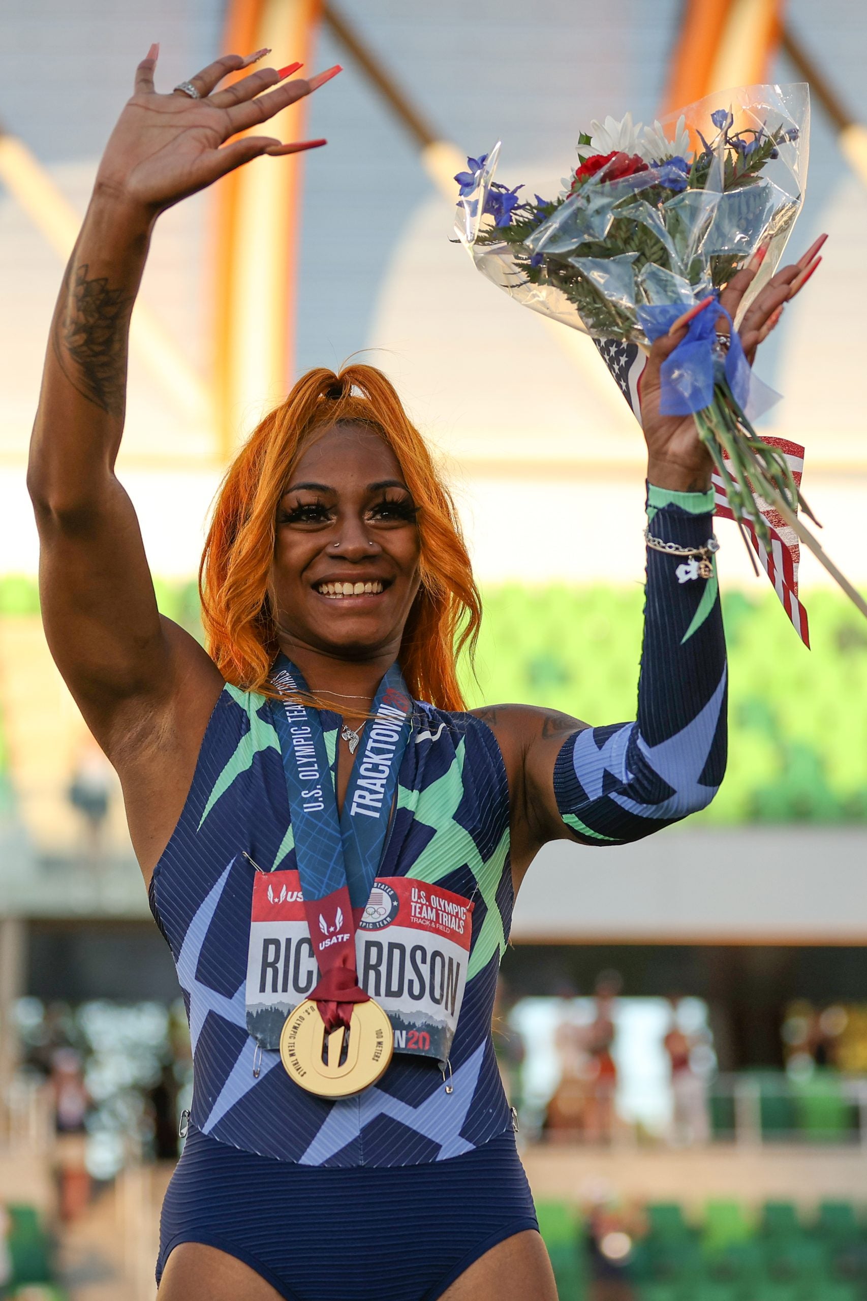 Recounting Sha’Carri Richardson’s Gold-Winning Hairstyles