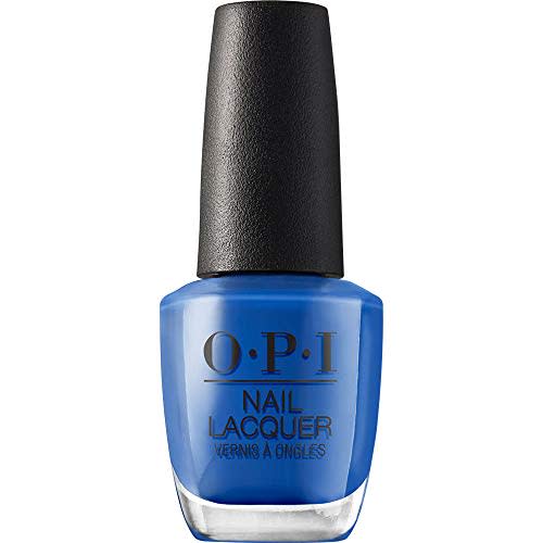 Opi Nail Lacquer, Tile Art to Warm Your Heart, Blue Nail Polish, Lisbon Collection, 0.5 Fl Oz