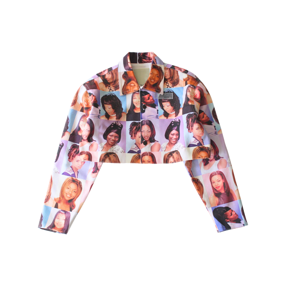 Sheila Rashid 90s Hairstyles Crop Jacket, $300, available here