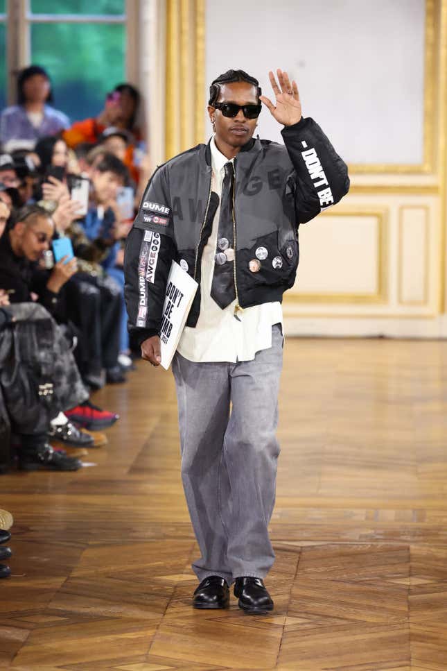 Image for article titled NYFW: These Outfits Prove A$AP Rocky Is the Most Stylish Man in Hip-Hop