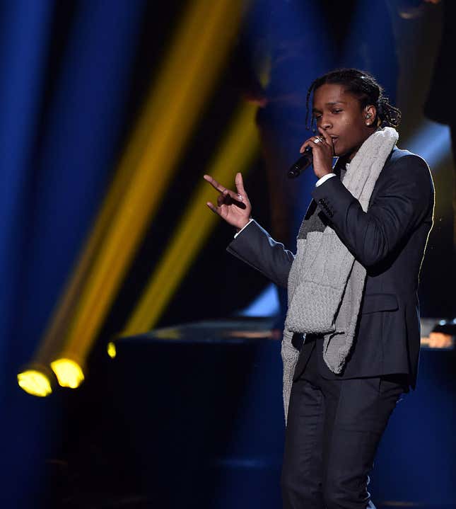 Image for article titled NYFW: These Outfits Prove A$AP Rocky Is the Most Stylish Man in Hip-Hop