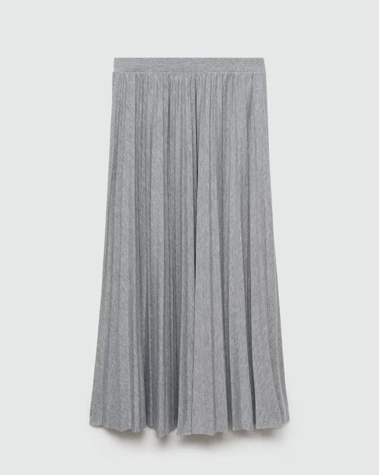 Pleated Long Skirt