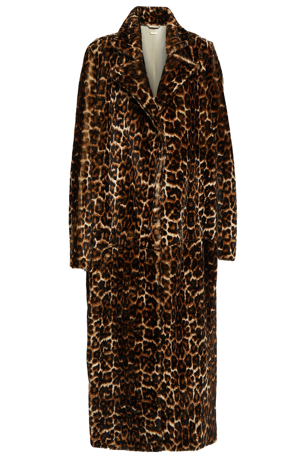 Dan Leopard-Print Shearling Coat