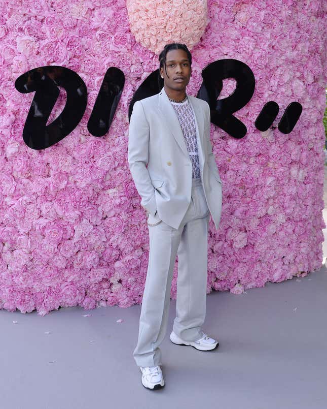 Image for article titled NYFW: These Outfits Prove A$AP Rocky Is the Most Stylish Man in Hip-Hop