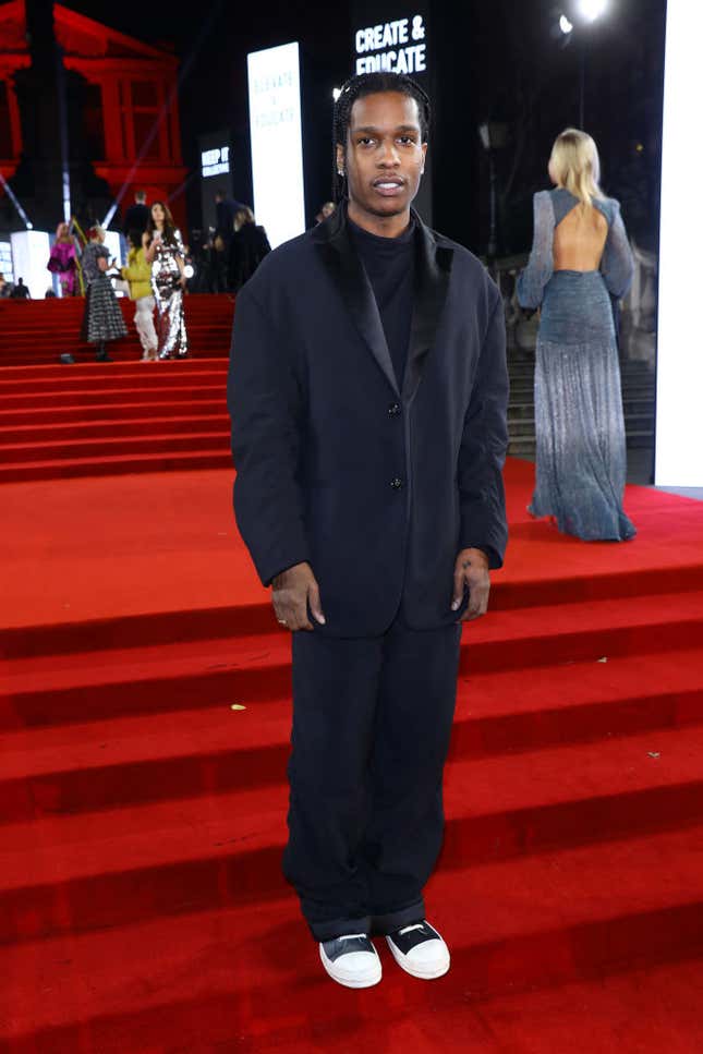 Image for article titled NYFW: These Outfits Prove A$AP Rocky Is the Most Stylish Man in Hip-Hop