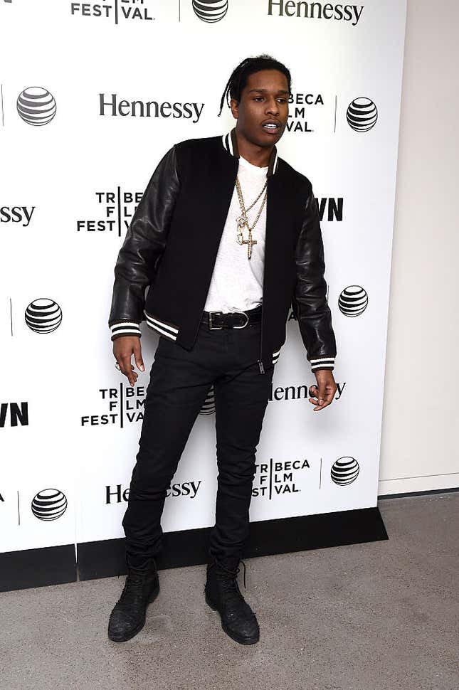 Image for article titled NYFW: These Outfits Prove A$AP Rocky Is the Most Stylish Man in Hip-Hop