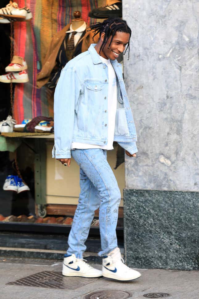 Image for article titled NYFW: These Outfits Prove A$AP Rocky Is the Most Stylish Man in Hip-Hop