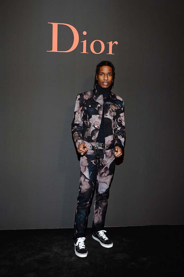 Image for article titled NYFW: These Outfits Prove A$AP Rocky Is the Most Stylish Man in Hip-Hop