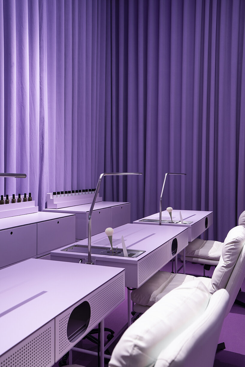 vibrant purple tones by 0321 studio celebrate girl empowerment in chinese nail salon