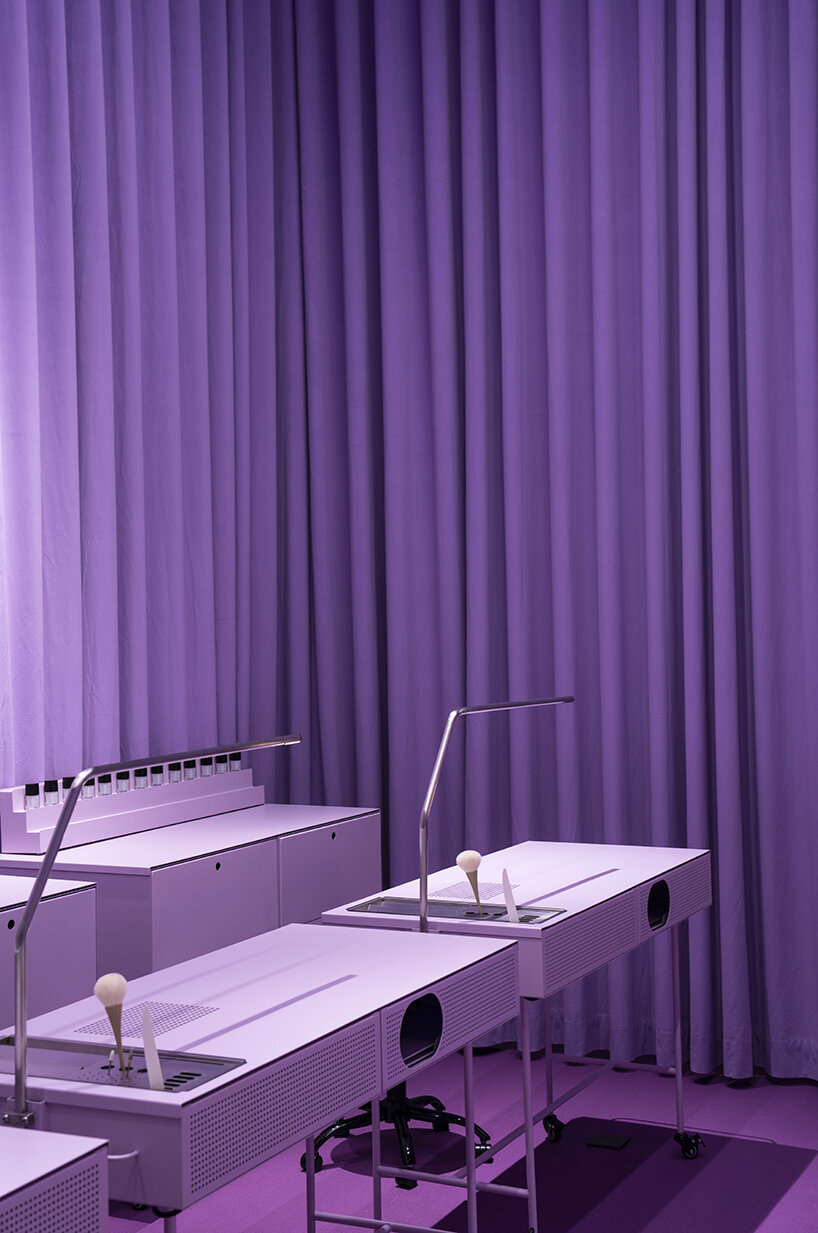 vibrant purple tones by 0321 studio celebrate girl empowerment in chinese nail salon