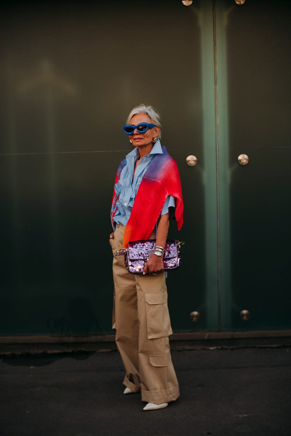 grece ghanem older street style women