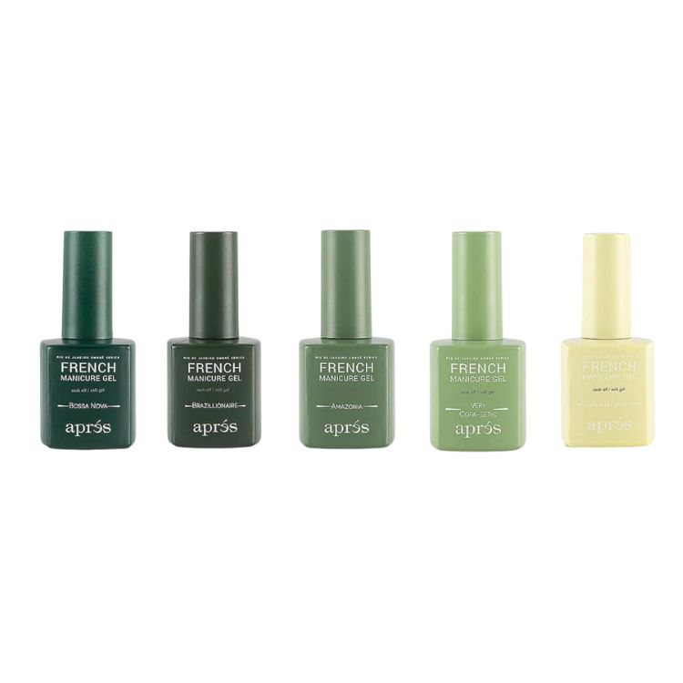 green nail polish set