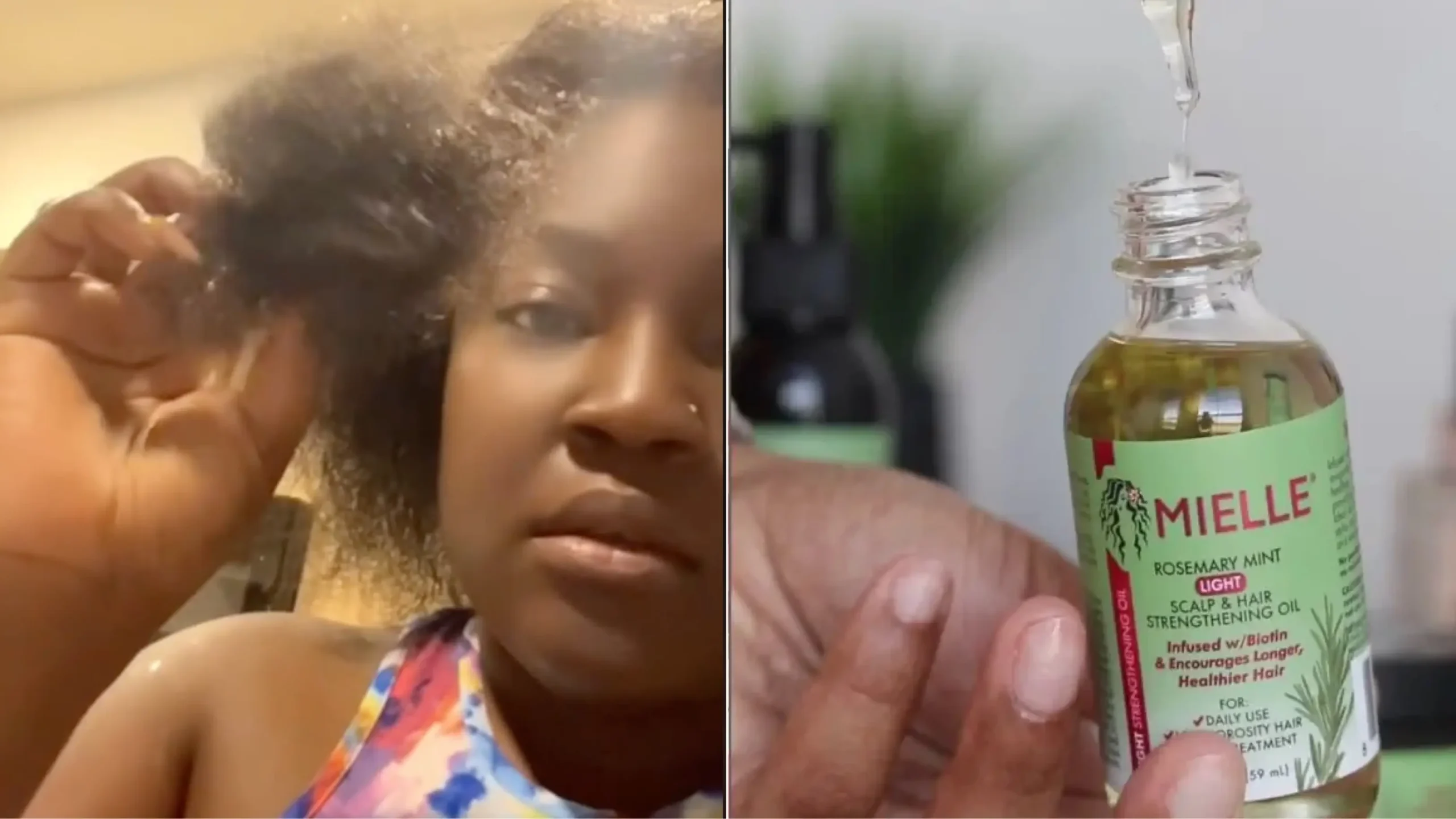 Mielle Organics Founder and CEO Monique Rodriguez defends her brand to critics that say she changed the ingredients once she partnered with Proctor & Gamble.  (Photo:  @daneshamonek/TikTok; @mielleorganics/Instagram)