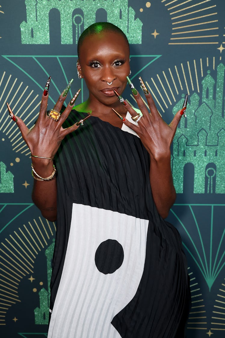 NEW YORK, NEW YORK - SEPTEMBER 05: Cynthia Erivo attends the OPI x WICKED Launch Party at Somewhere ...