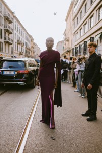 Street style at Milan Fashion Week Spring 2025