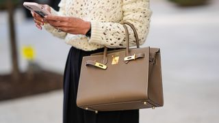 light brown hermes birkin bag