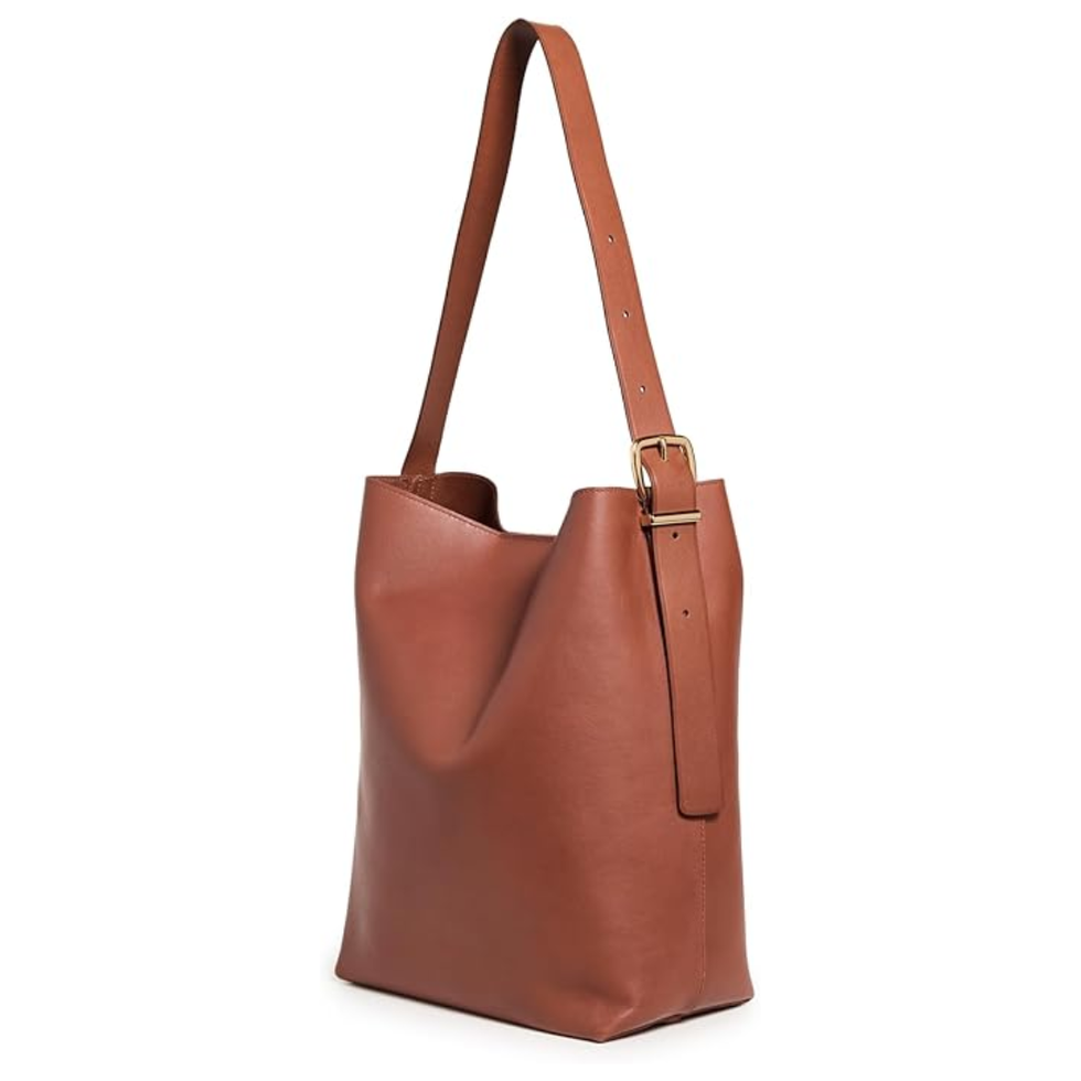 The Essential Bucket Tote in Warm Cinnamon