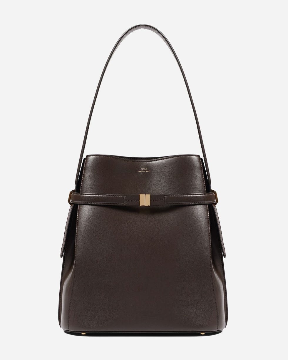 Leather Bucket Bag