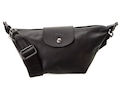 Le Pliage Xtra XS Leather Crossbody in Black