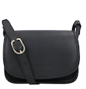 Le Foulonne S Leather Crossbody in Black