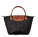 Le Pliage Small Nylon Short Handle Tote in Black