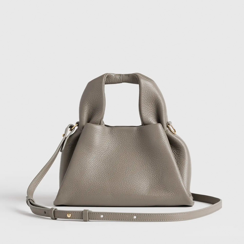 Quince Italian Leather Trapeze Bag