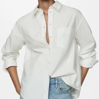 Button up white shirt from Mango