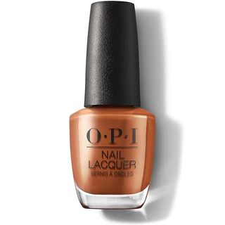 Opi Nail Lacquer My Italian Is a Little Rusty | Opaque Muted Orange Crème Chip Resistant Nail Polish | Muse of Milan Collection