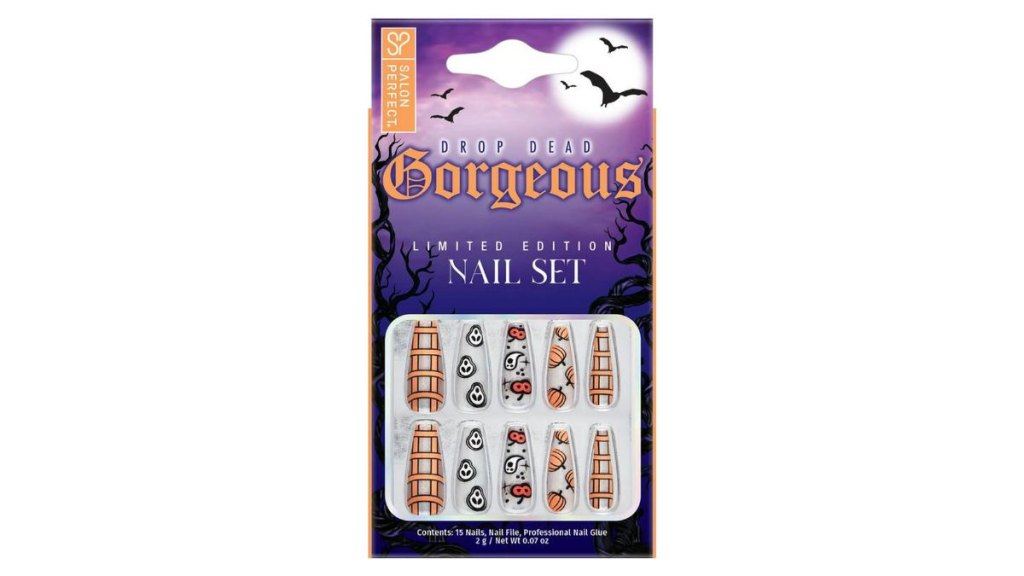 Salon Perfect Fall-O-Ween Halloween Press On Nails Collection