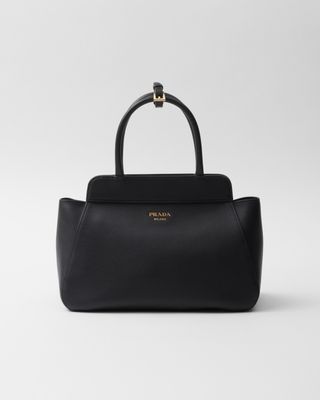 prada, Medium Leather Tote Bag