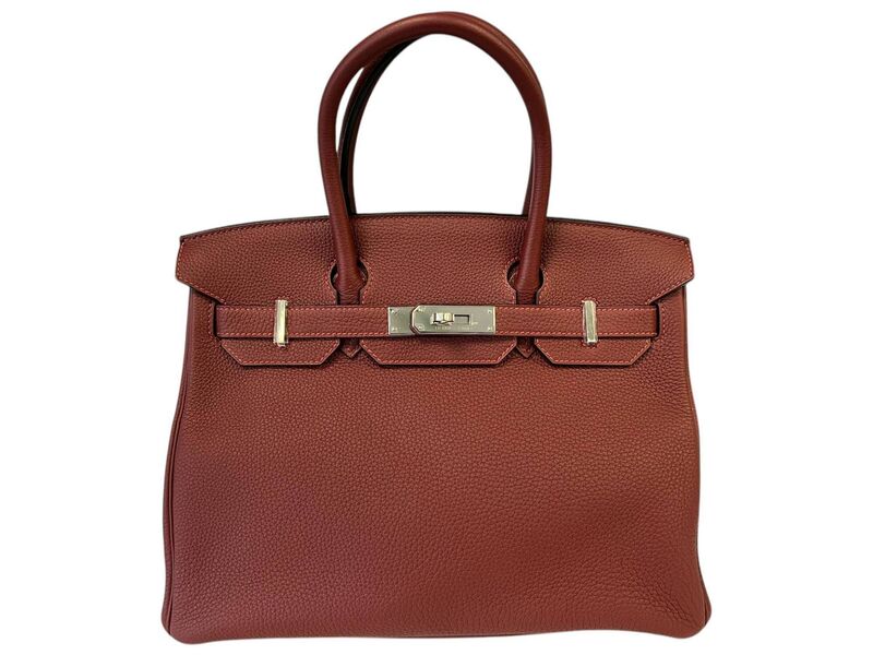 A Hermés handbag on offer at the auction. Picture: Wilson’s Auctions