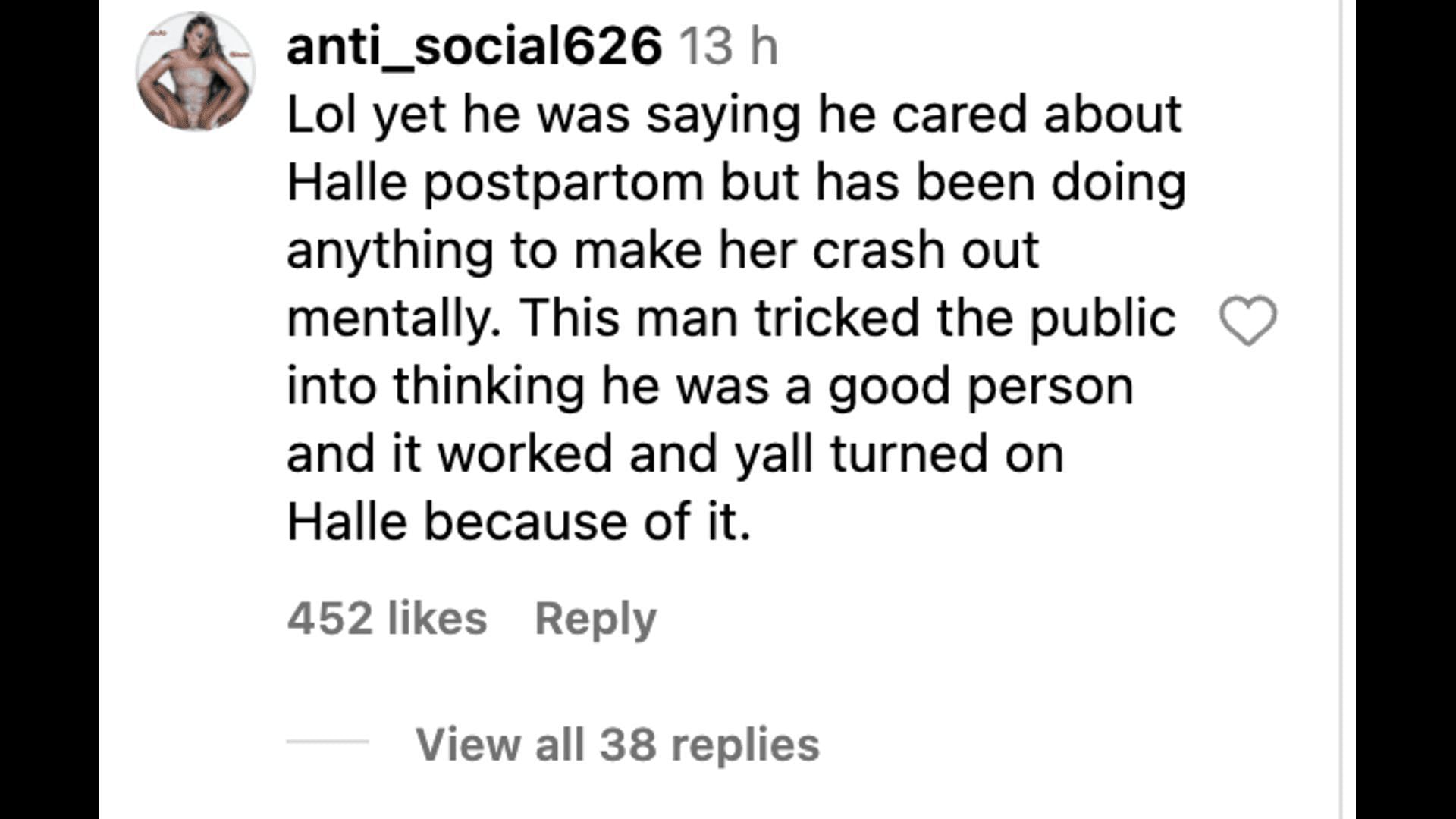 Instagram users comment on Ahna Mac’s picture with Halle Bailey’s ex: Reactions and details explored. (Image via Instagram/@theshaderoom)