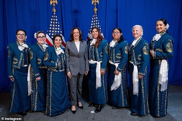 Harris’s campaign paid a total of $3,250 to Mariachi Rubor, an all-female Mariachi group based in Phoenix, Arizona