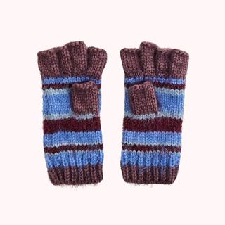 flat lay image of fingerless gloves