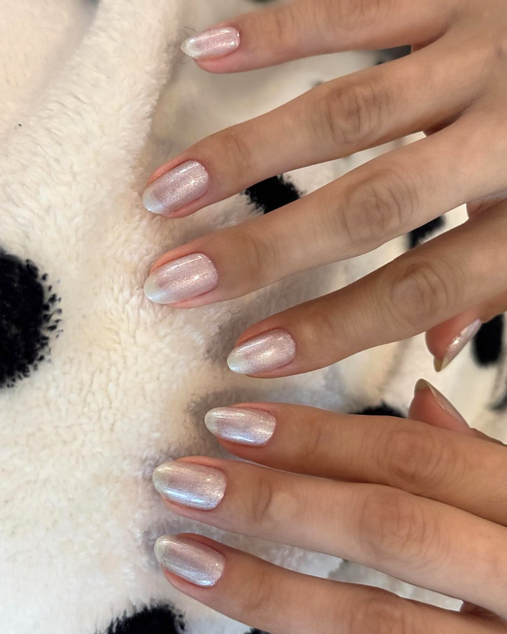 Tom Bachik on Selena Gomez Cosmic Silver Manicure