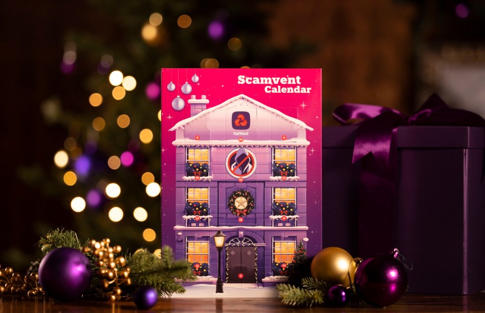 NatWest have also launched its ‘Scamvent Calendar’ to highlight the 12 most common purchases at risk