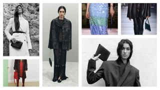 The slim winter 2025 bag trend at Gabriela Hearst, Tory Burch, Khaite, Carolina Herrera, Hermès, The Row Resort 2025