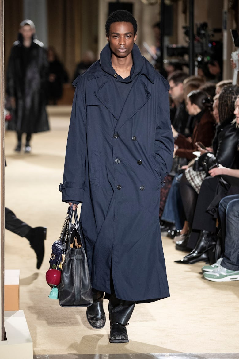 A model walks the runway during the Coach Ready to Wear Fall/Winter 2024-2024 fashion show as part o...