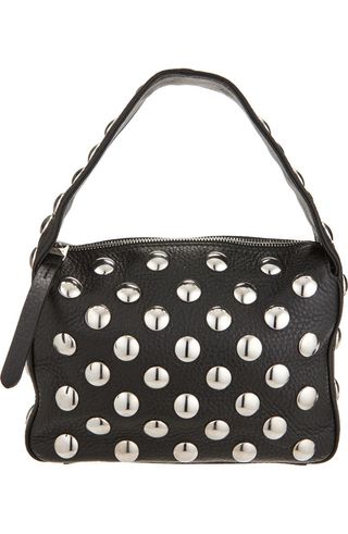 Small Elena Stud Leather Shoulder Bag