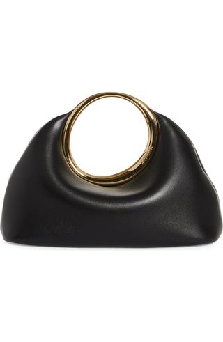 Le Petite Calino Leather Top Handle Bag