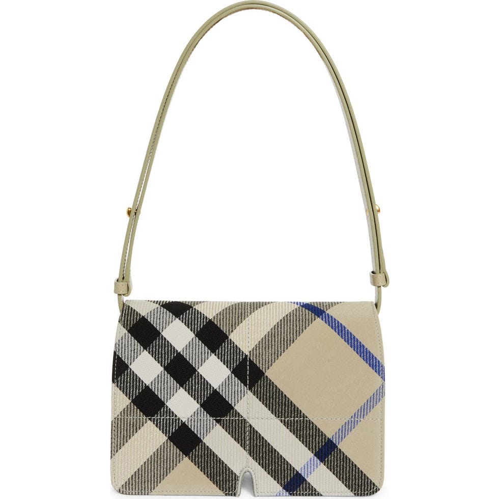 Snip Check Jacquard Crossbody Bag