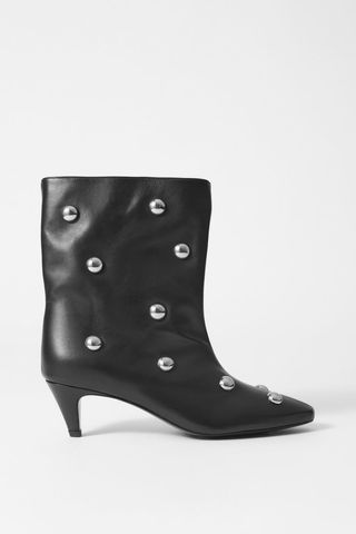 Wide-Shaft Ankle Boots