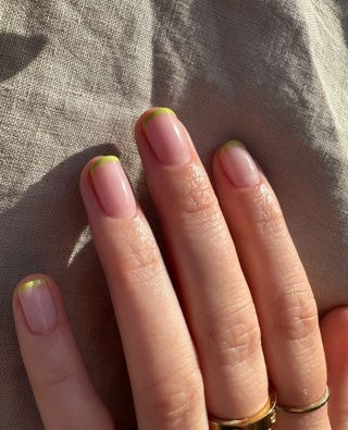 Neon green nail designs